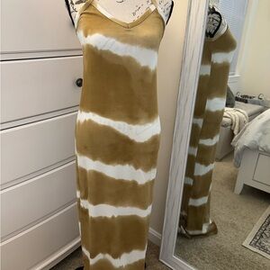 Capella maxi fitted stretch dress